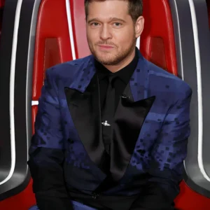 The Voice S26 Michael Buble Semi Finals Eliminations Color Block Suit