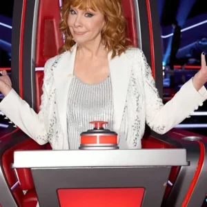The Voice S26 Reba McEntire Embellished Sequin Blazer