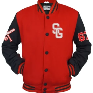 Theo Baseball Red Stegaro Varsity Jacket
