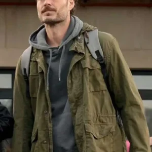 Travis Dirty Angels Green Hooded Jacket