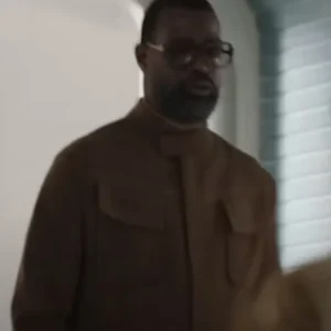Tunde Adebimpe Star Wars Skeleton Crew Brown Jacket For Sale
