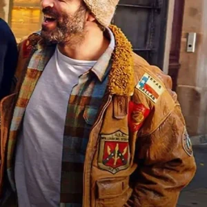 Vincent Heneine Shafted Leather Jacket