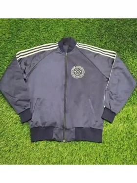 Vintage 70s Track Fleece Jacket 