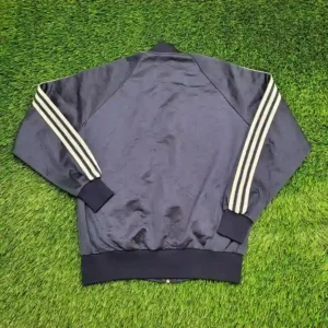 Vintage 70s Track Fleece Jacket Back