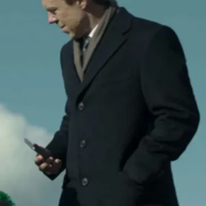 Wallace Black Doves Black Trench Coat
