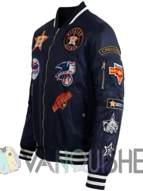 World Series Kate Upton Houston Astros Jacket left