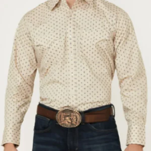 Yellowstone S05 Ryan Bingham White Printed Shirt For Sale