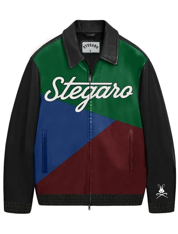 Acevedo Stegaro Leather Bomber Jacket