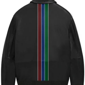 Acevedo Stegaro Leather Bomber Jacket Back