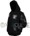 Alene Pacocha Las Vegas Raiders Wool Varsity Jacket left