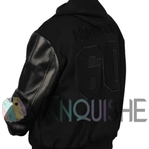 Alene Pacocha Las Vegas Raiders Wool Varsity Jacket left back