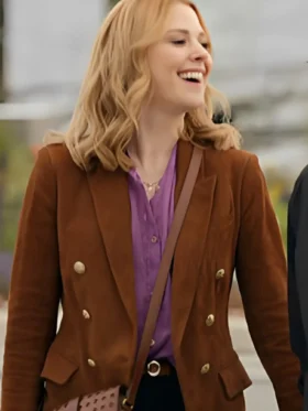 Alexandra Breckenridge Virgin River Brown Blazer