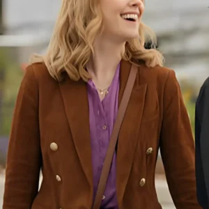 Alexandra Breckenridge Virgin River Brown Blazer