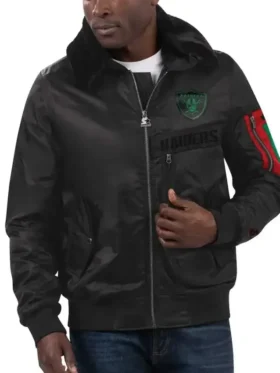 Alfred Feeney Las Vegas Raiders Starter Black Zip Jacket