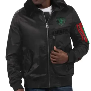 Alfred Feeney Las Vegas Raiders Starter Black Zip Jacket