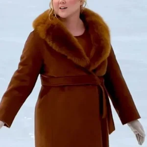 Amy Schumer Kinda Pregnant Shearling Coat