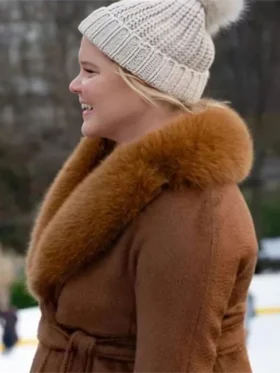 Amy Schumer Kinda Pregnant Shearling Coat For Sale