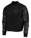 Arizona Cardinals Black Letterman Jacket