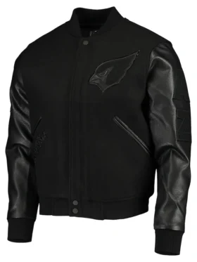 Arizona Cardinals Black Letterman Jacket