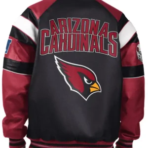 Arizona Cardinals Leather Bomber Jacket