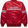 Arizona Cardinals Red Vintage Bomber Jacket
