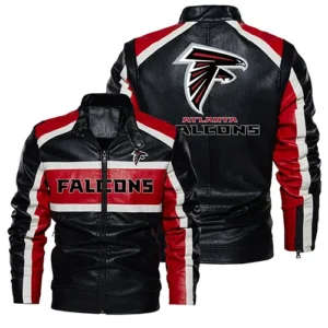 Atlanta Falcons Biker Leather Jacket