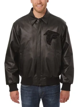 Atlanta Falcons Classic Men Leather Jacket