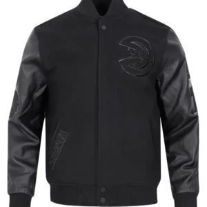 Atlanta Hawks Black Wool Varsity Jacket​
