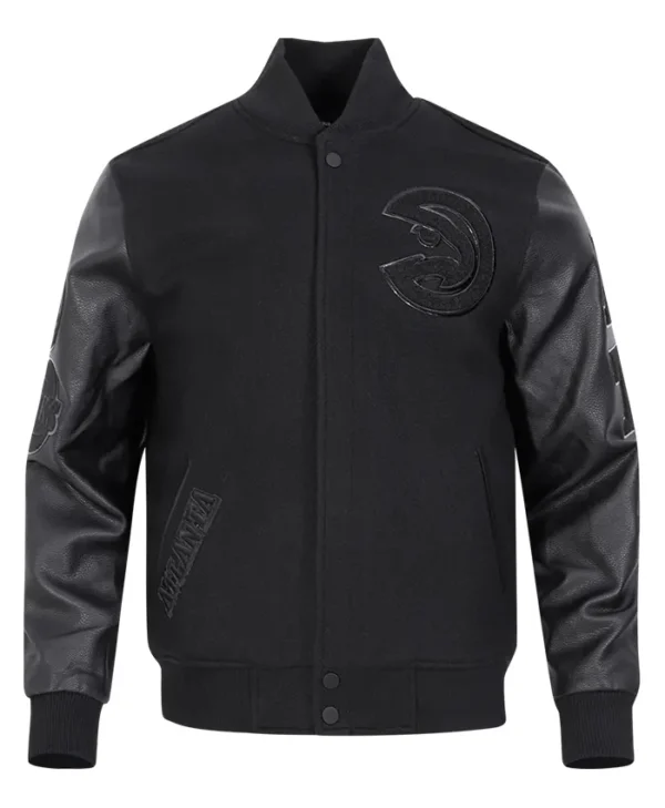 Atlanta Hawks Black Wool Varsity Jacket​