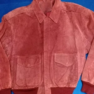 Atlanta Hawks Vintage Leather Bomber Zipper Jacket​