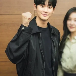 Baek Hyeon woo Queen of Tears Black Jacket For Sale