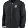 Baltimore Orioles Black Bomber Full Zip Jacket