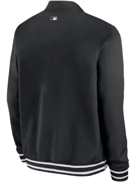 Baltimore Orioles Black Bomber Zip Jacket