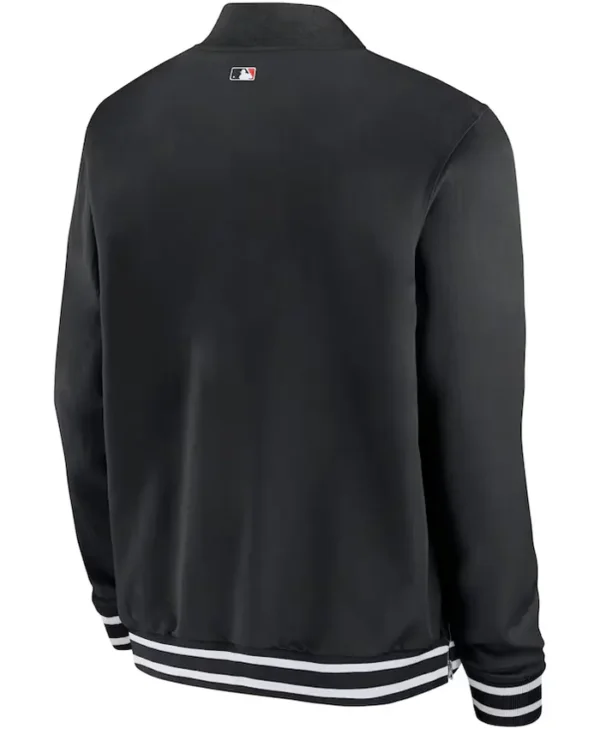 Baltimore Orioles Black Bomber Zip Jacket