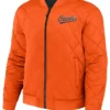 Baltimore Orioles Darius Rucker Black and Orange Bomber Jacket