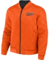 Baltimore Orioles Darius Rucker Black and Orange Bomber Jacket