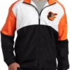 Baltimore Orioles Full Zip Team Logo Windbreaker Jacket