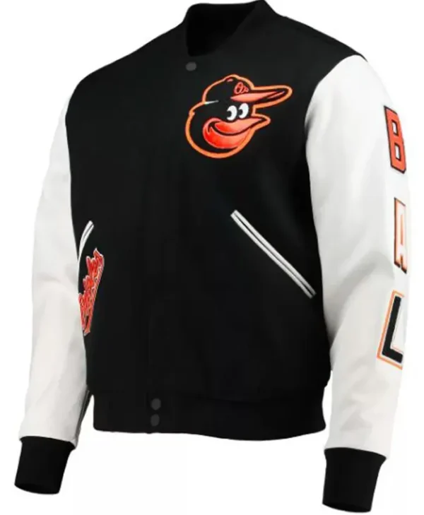 Baltimore Orioles Logo Black And White Jacket