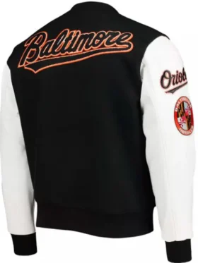 Baltimore Orioles Logo Black White Jacket