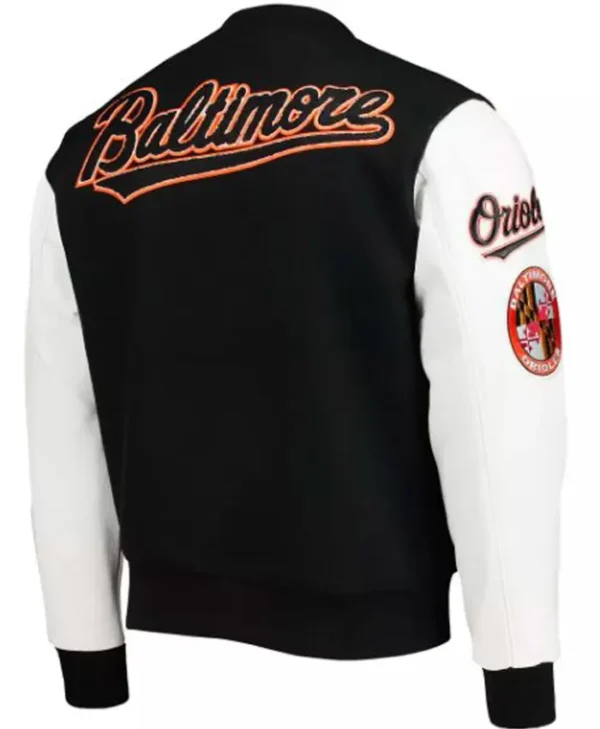 Baltimore Orioles Logo Black White Jacket