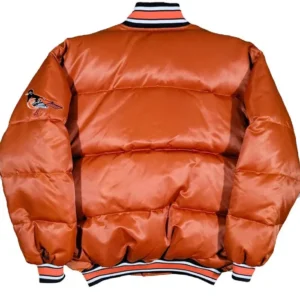 Baltimore Orioles Puffer Orange Jacket