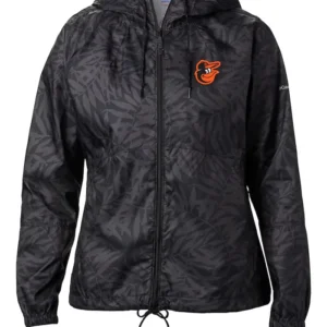 Baltimore Orioles Women Full Zip Windbreaker Jacket