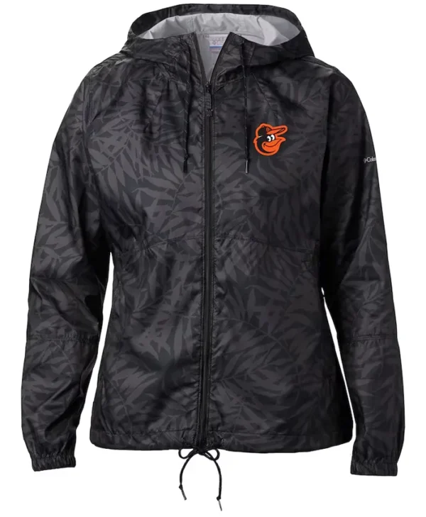 Baltimore Orioles Women Full Zip Windbreaker Jacket