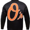 Baltimore Orioles World Series Black Baseball Jacket