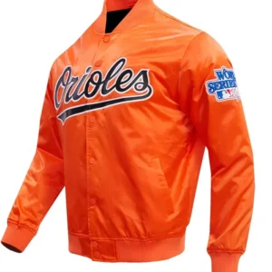 Baltimore Orioles World Series Orange Baseball Jacket