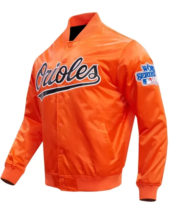 Baltimore Orioles World Series Orange Baseball Jacket