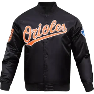 Baltimore Orioles World Series Orange Black Baseball Jacket 1