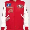 Barajas San Francisco 49ers Red Varsity Wool Jacket