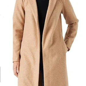 Barbara Howard Abbott Elementary Camel Brown Coat For Sale