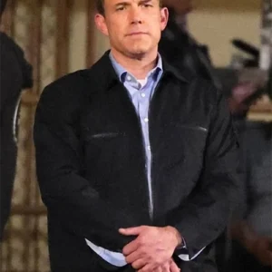 Ben Affleck The Accountant 2 Black Cotton Jacket For Sale